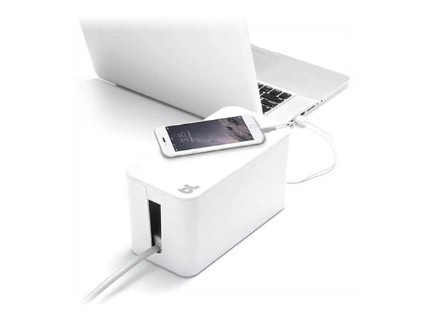 Bluelounge CableBox Mini, 4 AC-pistorasia(a), Valkoinen, Muovi, 240 mm, 120 mm, 130 mm