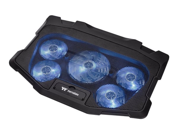 Thermaltake Massive 12 Max - Kannettavan tietokoneen jäähdytysmatto - 10" - 17" - 80 mm/120 mm - musta