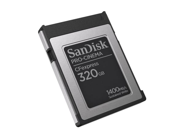 SanDisk PRO-CINEMA - Flashhukommelseskortti - 320 GB - CFexpress tyyppi B
