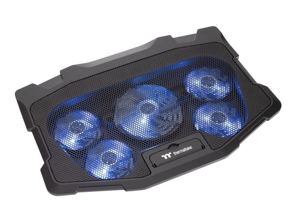 Thermaltake Massive 12 Max - Kannettavan tietokoneen jäähdytysmatto - 10" - 17" - 80 mm/120 mm - musta