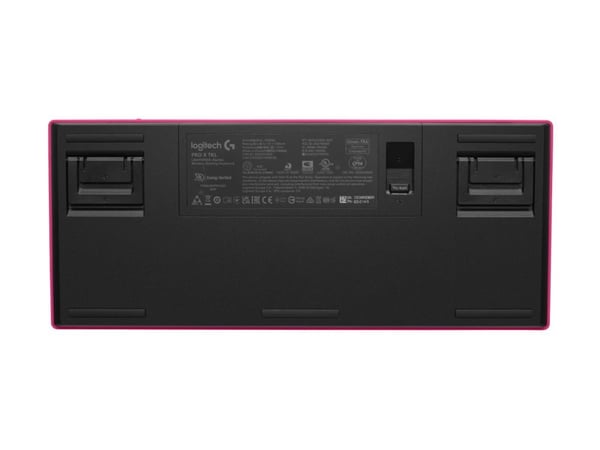 Logitech G PRO X TKL - Tangentbord - bakgrundsbelyst - trådlös - 2.4 GHz, Bluetooth - QWERTY - USA, internationellt - tangentbrytare: Tactile - rosa