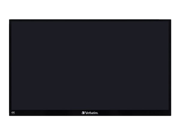 Verbatim PMT-15-4K - LCD-skjerm - 15.6" - portabel - berøringsskjerm - 3840 x 2160 4K - IPS - 350 cd/m² - 1000:1 - 6 ms - HDMI, 2xUSB-C