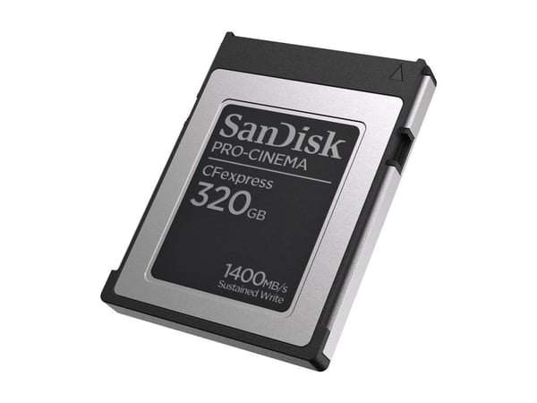 SanDisk PRO-CINEMA - Flashhukommelseskortti - 320 GB - CFexpress tyyppi B