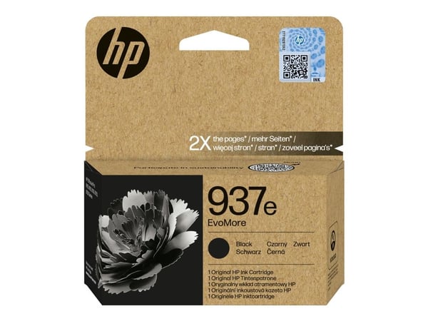 HP 937e EvoMore - Musta - Alkuperäinen - Mustekasetti