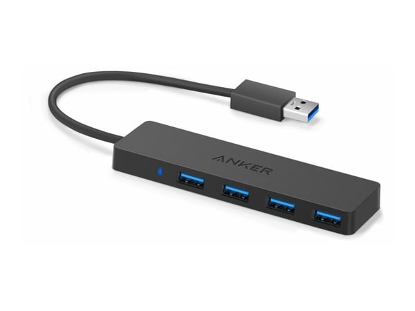 Anker Ultra Slim - Hub - 4 x SuperSpeed USB 3.0 - stasjonær