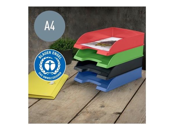 Leitz Recycle lomakelaatikko, Muovi, Vihreä, A4+, A4, A4+, 1 laatikko(a), 255 x 70 x 357 mm