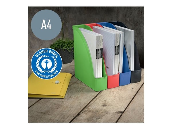 Leitz 24765030, Polystyreeni, Sininen, A4, A4, A4+, Muotokuva, 78 mm