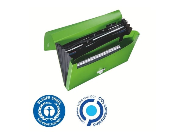 Leitz 46240055, 250 arkkia, Vihreä, Polypropeeni (PP), A4, Climate Neutral, 240 mm
