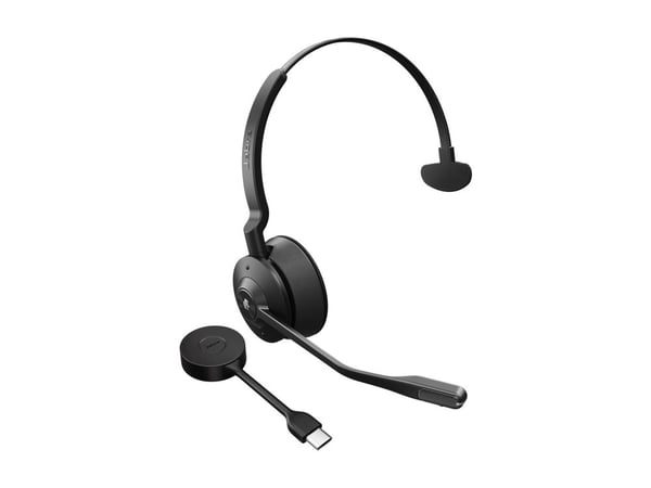 Jabra Engage 55 SE Mono - Hodesett - on-ear - DECT - trådløs - USB-C via DECT-adapter - Certified for Microsoft Teams