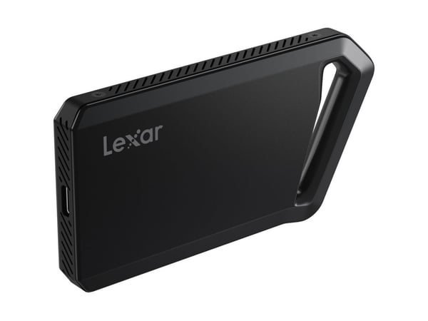 Lexar Professional SL600 - SSD - 2 TB - ekstern (bærbar) - USB 3.2 Gen 2x2 (USB-C kontakt) - 256-bit AES - grafittgrå