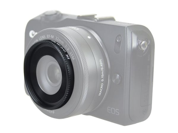 JJC LH-43, Canon EW-43, E-tilpasning, Sort, Aluminium, 10g, 46mm