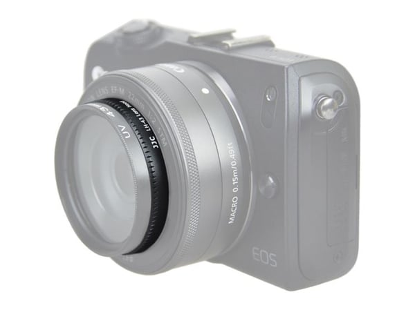 JJC LH-43, Canon EW-43, E-tilpasning, Sort, Aluminium, 10g, 46mm