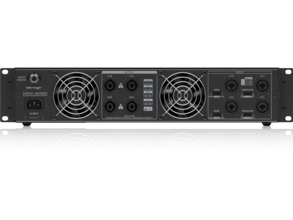 Behringer NX4-6000, 4.0 kanaler, 1600 W, D, 0,2%, 100 dB, 20 - 20000 hz