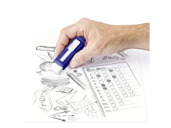STAEDTLER - pyyhekumit - valkoinen - sininen kotelo