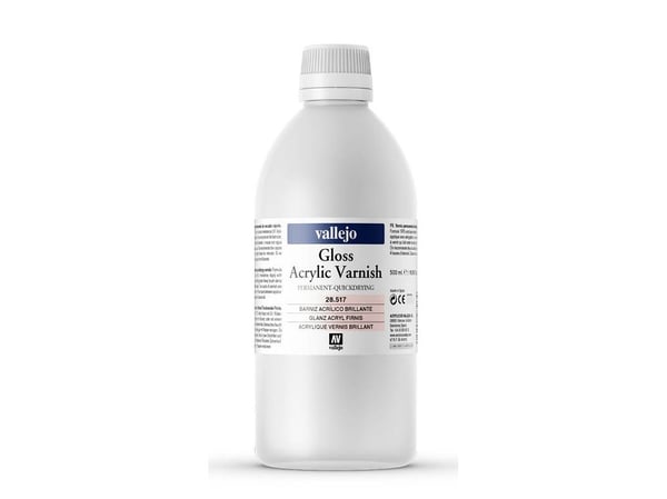 Vallejo 28.517, Transparent, Glansigt, 500 ml, Plastflaska, 1 styck