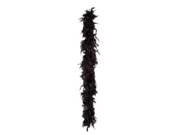 Boland 52705, Naamiaispukuun boa, Aikuinen, Ei sukupuolirajoitusta, Puuvilla, Feather, musta, 80 g