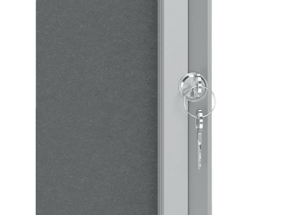 Nobo 1915328, Innendørs, Grå, Aluminium, Aluminium, Grå, 4 mm