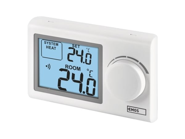 Emos P5614, 868 MHz, Hvit, LCD, Batteri, AAA, 1,5 V
