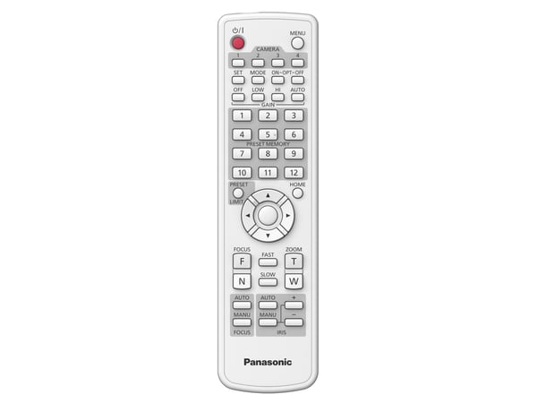 Panasonic AW-RM50AG - Fjernstyring for CCTV-kamera - infrarød - for Panasonic AW-HE145, HE38, HE40, HE42, HN38, HN40, UE150, UE20, UE40, UE4WG, UE4...