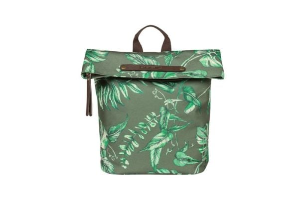 Basil Ever-Green, Bakre, Sykkelveske, Polyester, Grønn, Grå, 14 l, 5 kg