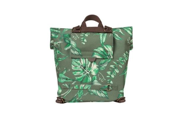 Basil Ever-Green, Bakre, Sykkelveske, Polyester, Grønn, Grå, 14 l, 5 kg