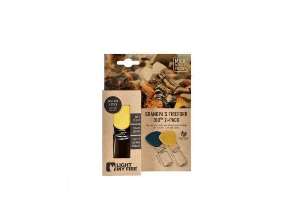 Light My Fire GrandPa´s FireFork BIO 2-pack, Sverige, 103 mm, 19 mm, 47 mm, 45 g