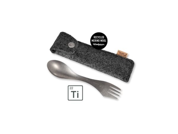 Light My Fire Spork Titanium, Titan, Tritan, 32 g, Sverige