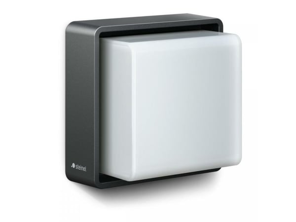 STEINEL L 845 SC, Väggbelysning för utomhusbruk, Antracit, Gjuten aluminium, Plast, IP44, Entré, Fasad, Trädgårdsgång, I