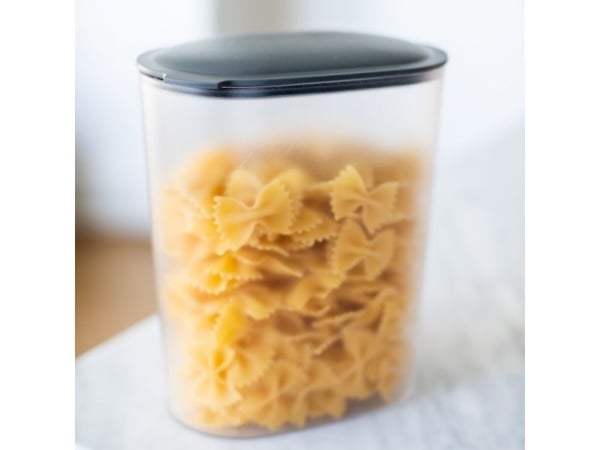 koziol 4065701, Universell Container, 2,5 l, Grå, Gjennomsiktig, Avtagbart lokk, 115 mm, 176 mm