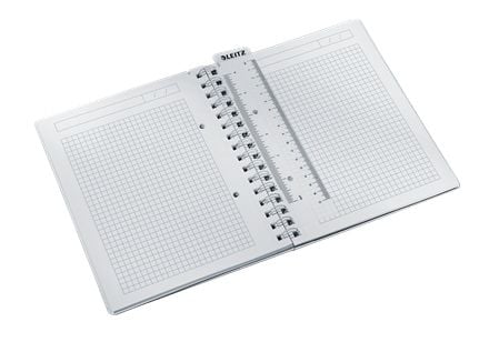 Leitz WOW, Yksivärinen, Vihreä, A5, 80 arkkia, 80 g/m², Neliöpaperi