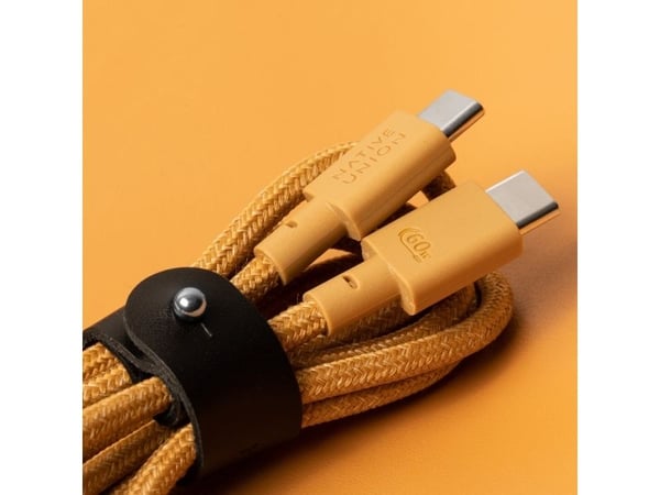 Native Union Belt Cable, 1.2 m, USB C, USB C, Yellow