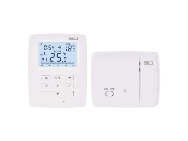 Emos OpenTherm trådløs termostat Emos P5611OT mottaker 230V for varme-/kjølesystem hvit