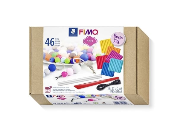 Mallit Fimo® Soft Basis XXL 26x57g w/tool (46)