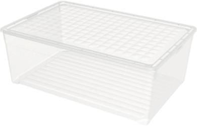 Curver Textile oppbevaringsboks 45 l, transparent (196065...)