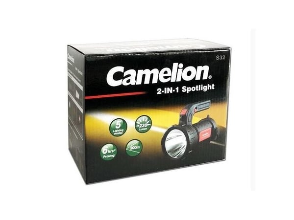 Lommelykt Camelion FLASHLIGHT 3W 230LM 3xAA