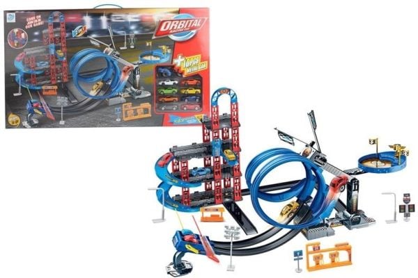 Biler/banebil (barn) Nenurodyta_Z, orbital racing car 8899-84, flere farger
