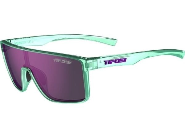 TIFOSI SANCTUM aqua shimmer sportglasögon (1 glas Rose Mirror, 14,7% ljustransmission)