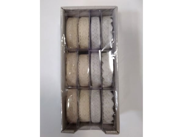 Polsirhurt dekorbånd selvklebende 1,5 cm x 1 m 12 stk (H029)