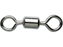 Okuma Rolling Swivels stl. 6 Svart - 10 st. (33043)