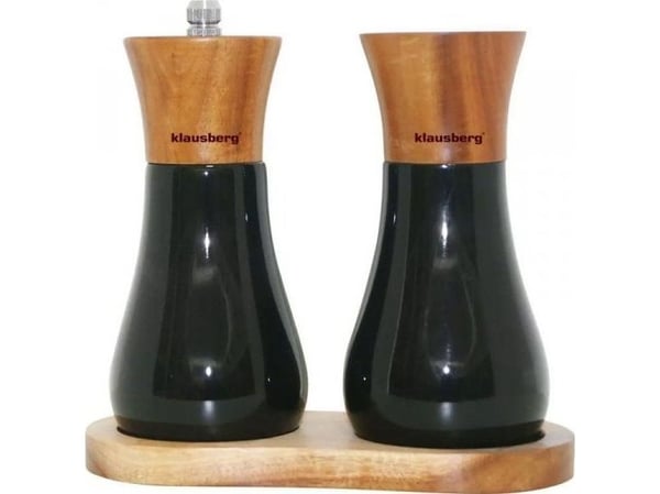 Kryddkvarn Klausberg set salt & peppar med kvarn Klausberg KB-7594 akacia