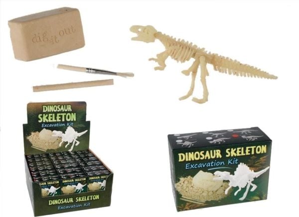 Kemis Oppdag et dinosaurskjelett