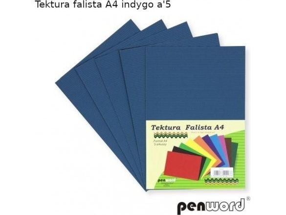 Penword Tektura fallista PENWORD A4 5ark. - indygo Penword TARGI