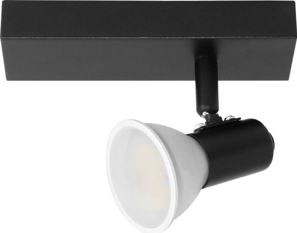 Orno RIO SP 1 kattovalaisin, seinä-/kattovalaisin, GU10 max. 60W, IP20, musta