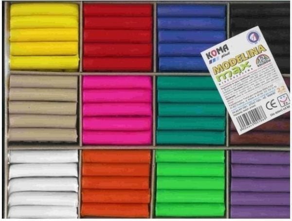 KOMA-PLAST Modelina Max 12 farger