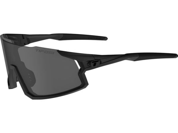 TIFOSI STASH blackout sportbriller (3 glass, 15,4% Smoke, 41,4% AC Red, 95,6% Clear)