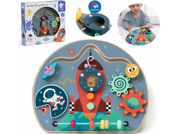 Classic World Classic World Manipulation Board Multifunksjonell 6-i-1 rakett