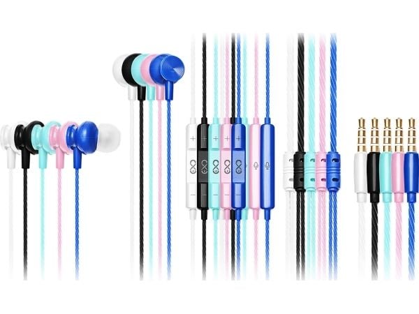 Øretelefoner Orno EXC Mobile in-ear med mikrofon, BASS, fargemiks