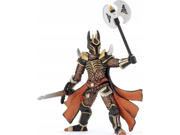 Papo Knight With A Triple Battle Axe, 3 år, Fantasy World, Flerfarget, PVC