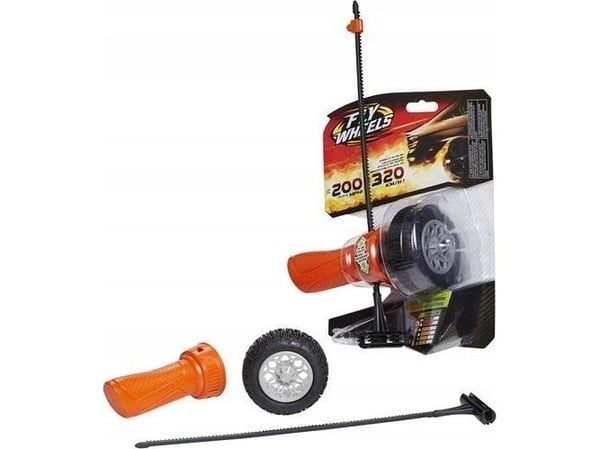 Jakks Pacific Fly Wheels däck + launcher orange