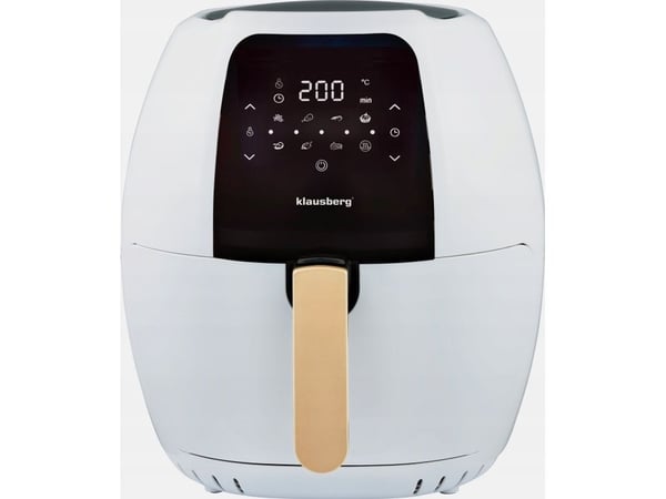 Klausberg stor oljefri airfryer hvit 7,7 l 1800 W KLAUSBERG KB-7709